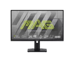 Монитор MSI MAG 274UPF, 27", Rapid IPS, 144Hz, 1ms, UHD 3840x2160, Flat, HDR 400, AI Vision, G-sync compatible, PIP, PBP, 400 nits, 1000:1, 100M:1, 1x DP(1.4a), 2x HDMI (2.1), 1x Type-C (DP alt. PD 65W), USB HUB, Adj.Stand 130mm, Tilt, Swivel, Pivot, VESA