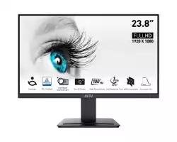 Монитор MSI PRO MP2412, 23.8", 100Hz, 1920x1080 FHD, VA, 1ms MPRT, 4ms GTG, 4000:1 CONTRAST RATIO, Anti-glare, 1x HDMI, 1x DP, VESA 75, Tilt, 300 cd/m2, 113% (CIE 1976), VESA 75mm, Display Kit App, T?V certified anti-flicker, 9S6-3BA9CH-042 Монитор MSI PRO MP2412, 23.8", 100Hz, 1920x1080 FHD, VA, 1ms MPRT, 4ms GTG, 4000:1 CONTRAST RATIO, Anti-glare, 1x HDMI, 1x DP, VESA 75, Tilt, 300 cd/m2, 113% (CIE 1976), VESA 75mm, Display Kit App, T?V certified anti-flicker, 9S6-3BA9CH-042