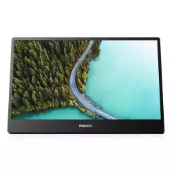 Монитор Philips 16B1P3302D, 15.6" IPS WLED, 1920x1080@@60Hz, 5ms GtG, 250cd m/2, 700:1, DCR 20M:1, FlickerFree, Low Blue Light, Tilt, Pivot 2xUSB-C