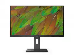 Монитор Philips 32B1N3800, 31.5" VA WLED, 3840x2160@@60Hz, 4ms GtG, 350cd m/2, 3500:1, 50M:1 DCR, Adaptive Sync, FlickerFree, LowBlue Mode, 3Wx2, Tilt, Height Adjust, Pivot, Swivel, 2xHDMI, DP, USB hub