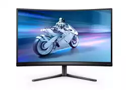 Монитор Philips Evnia 27M2C5500W, 27" Curved 1000R, Fast VA, WLED, 2560x1440@@240Hz, 1ms GtG, 0.5ms MPRT, 400cd m/2, 3000:1, Mega Infinity DCR, Adaptive Sync, FlickerFree, LowBlue Mode, Tilt, Height Adjust, Swivel, 2xHDMI, 2xDP, USB hub