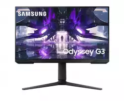 Монитор Samsung 24G30A 24" Odyssey G3, VA, 144 Hz, 1 ms (MPRT), 250 cd/m2, 3000: 1, 1920x1080, Mega DCR, AMD FreeSync Premium, Display Port, HDMI, Black