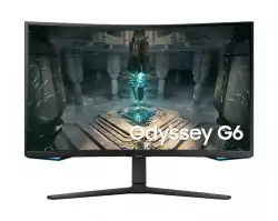 Монитор  LED Samsung LS32BG650EUXEN Odyssey G65B, 32'' WQHD Curved 1000R 16:9 (2560x1440) VA 240Hz, 350 cd/2, 2500:1, HDR600, 1ms (GTG), 178/178, FS Premium Pro, G-Sync Compatible, 2xHDMI 2.1, 1xDP 1.4, 1xUSB 3.0, 1xUSB 2.0, RJ-45, WiFi, BT, Speakers 2x5W, Tilt/Swivel/Pivot/HeightAdj (120mm), VESA 100x100, 2Y
