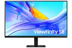 Монитор SAMSUNG Viewfinity S8 S80UD 32inch UHD 16:9 3840x2160 VA 5ms HDR10 sRGB HAS Swivel Pivot HDMI DP USB-C 90W LAN USB3Hub KVM