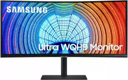 Монитор SAMSUNG LS34A650UXUXEN 34inch 21:9 Curved 1000R 3440x1440 VA-LED 4ms 100Hz HDR10 DP/HDMI/USB Type-C 95Watts HAS 100mm VESA Black
