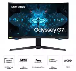 Монитор SAMSUNG LC32G75TQSRXEN 32inch Curved VA QHD 2560X1440 16:9 2500:1 350cd/m2 240Hz 1ms GTG Gaming DP HDMI