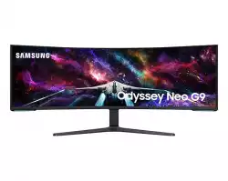 Монитор Samsung LS57CG952, 57" Odyssey Neo G95NC 57" Quantum Mini-LED Dual UHD, 7680x2160, 240Hz 1ms, HDMI, USB Hub, White/Black + Logitech G102 Mouse, Lightsync RGB, 8000 DPI, 6 Programmable Buttons, Black