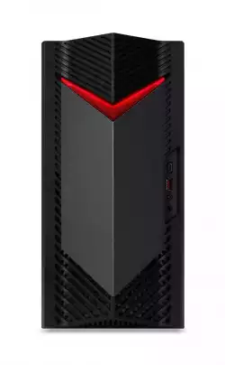 Настолен Компютър Acer Nitro N50-656, Intel Core i7-14700F (up to 5.40 GHz, 33MB), 32GB DDR5 5600MHz (2*16GB), 1TB SSD 1*M.2 free, GeForce RTX 5060 8GB GDDR7, No DVD, 3* USB 3.2, Type-C, 4*USB.2.0, Mic.&Audio jacks, RG-45, GLAN, Wi-Fi AX&BT 5.0, 500W, No OS