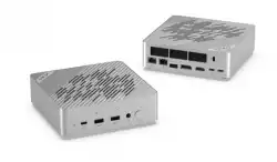 Настолен Компютър MiniX Elite EU715-AI Intel Core Ultra 7-155H, 32GB DDR5, 1TB SSD, Dual LAN 2.5GHz, Wi-Fi 7, Windows 11 Pro