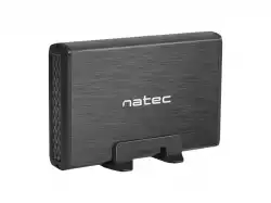 Natec External HDD/SSD Enclosure Rhino SATA 3.5" USB 3.0 Aluminium Black Natec External HDD/SSD Enclosure Rhino SATA 3.5" USB 3.0 Aluminium Black