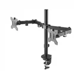 Neomounts Flat Screen Desk Mount (clamp/grommet) for 2 screens, 10"-32"