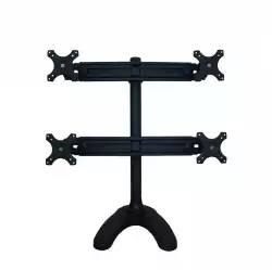 Neomounts Flat Screen Desk Mount (stand/grommet) for 4 Monitor Screens
