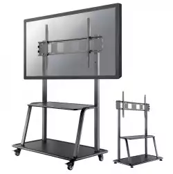 Neomounts Mobile Flat Screen Floor Stand (stand+trolley) (height: 137-162 cm) box 1&2