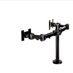 Neomounts Flat Screen Desk Mount (grommet) for 2 Monitor Screens