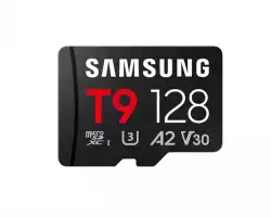 Samsung 128GB micro SD Card T9 UHS-I Read 200MB/s - Write 130MB/s Class 10 U3 V30 A2 with USB Reader