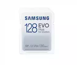 Samsung 128GB SD Card EVO Plus, Class10, Transfer Speed up to 130MB/s