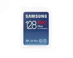 Samsung 128GB SD Card PRO Plus, Class10, Read 160MB/s - Write 120MB/s