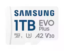 Samsung 1TB micro SD Card EVO Plus with Adapter, UHS-I interface, Read Speed up to 160MB/s                          