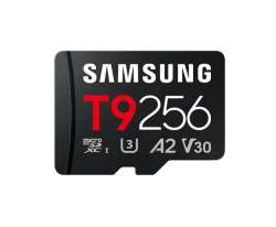 Samsung 256GB micro SD Card T9 UHS-I Read 200MB/s - Write 130MB/s Class 10 U3 V30 A2 with USB Reader
