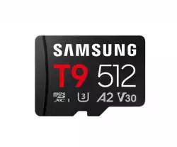 Samsung 512GB micro SD Card T9 UHS-I Read 200MB/s - Write 130MB/s Class 10 U3 V30 A2 with USB Reader
