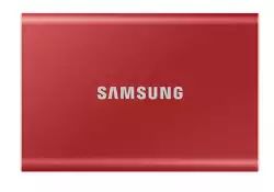 Samsung Portable SSD T7 2TB, USB 3.2, Read 1050 MB/s Write 1000 MB/s, Metallic Red