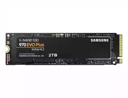 Samsung SSD 970 EVO Plus 2 TB M.2, PCIe Gen 3.0 x4 NVMe 1.3, V-NAND 3-bit MLC, Phoenix Controller, 256-bit Encryption, 2 GB DDR4 SDRAM, Read 3500 MB/s Write 3300 MB/s                          