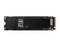 Samsung SSD 990 EVO Plus 1TB PCIe 4.0 NVMe 2.0 M.2 V-NAND 3-bit MLC, 256-bit Encryption, Read 7150 MB/s Write 6300 MB/s 