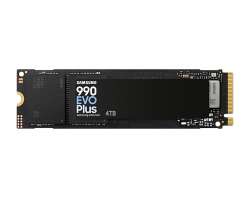 Samsung SSD 990 EVO Plus 4TB PCIe 4.0 NVMe 2.0 M.2 V-NAND 3-bit MLC, 256-bit Encryption, Read 7150 MB/s Write 6300 MB/s