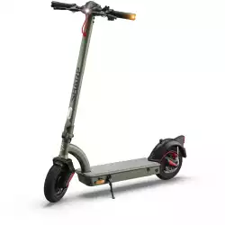 Sharp Electric Scooter, Range per charge: 35 km, 350W Motor, LED Display, e-ABS, USB Charging Port, Bluetooth, IPX4 certification, 10" Pneumatic tyre, Triple brake system, Rear Suspension, Max load: 120 kg, Olive Gray