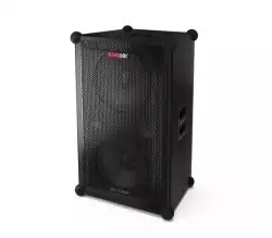 Sharp Speakers CP-LS200, SUMOBOX HIGH PERFORMANCE PORTABLE SPEAKER  200W RMS / 108dB via 2 x 10" woofers + 2 x 3" tweeters, 8 h play time by built in battery, Duo-mode/True Wireless Stereo (TWS), USB x2 (charging only), Bluetooth 5.0, 3.5mm Aux-in / line