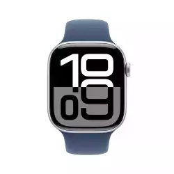 Смартчасовник APPLE Watch S10 GPS 42mm Silver Alu Case with Denim Sport Band SM