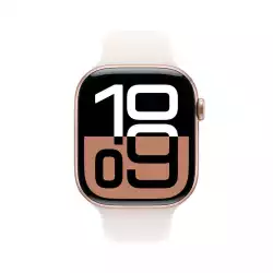 Смартчасовник APPLE Watch S10 GPS 46mm Rose Gold Alu Case with Light Blush Sport Band ML