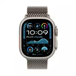Смартчасовник APPLE Watch Ultra2 v2 Cellular 49mm Natural Titanium Case with Natural Titanium Milanese Loop S