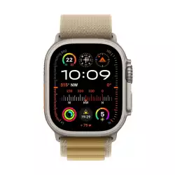 Смартчасовник APPLE Watch Ultra2 v2 Cellular 49mm Natural Titanium Case with Tan Alpine Loop L