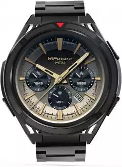 Смартчасовник HiFuture Active Black Red, *1.43"  AMOLED, Dual Band GPS +Compass + Altimeter 466*466, Powered by Dual Core & Syntra AI, Bluetooth Call, 5ATM Waterproof, 24/7 True Heart Rate & Blood Oxygen Sensor, Up to 10 days daily use                          