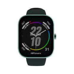 Смартчасовник HiFuture Lume Pro Dark Green1, 85 " AMOLED, Always on Display, Powered by Dual Core, Aerospace-Grade Ultra Light Aluminum Frame, Bluetooth Call, 3D User Interface, 1ATM Waterproof, 24/7 True Heart Rate & Blood Oxygen Sensor, 100+Sports Mode, Up to 7 days