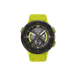 Смартчасовник HiFuture MIX3 Fluorescent Yellow, 1.43" AMOLED, 466*466, Powered by Dual Core & Syntra AI, Bluetooth Call, 3ATM Waterproof, Compass & Altimeter, 24/7 True Heart Rate & Blood Oxygen Sensor, Up to 10 days daily use