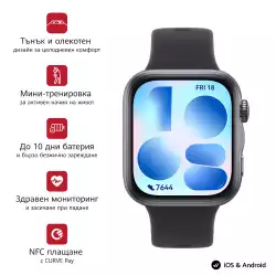 Смартчасовник Huawei Watch Fit 5 Niki-B19F Black