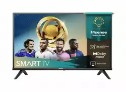 Телевизор Hisense 32&quot; A4Q, HD 1366x768,3000:1, DLED, HLG, DTS Virtual X, Smart TV, WiFi, WiFi Direct, BT, VIDAA U7,Anyview Cast, 2xHDMI, 2xUSB, LAN, CI+, DVB-T2/C/S2, Black                          