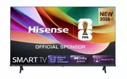 Телевизор Hisense 40" A4S, Full HD 1920x1080, DLED, HDR, HLG, DTS HD, Smart TV, WiFi, WiFi Direct, 2xHDMI, 2xUSB, LAN, CI+, DVB-T2/C/S2, Black