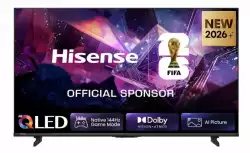 Телевизор Hisense 50" E7S Pro, 4K Ultra HD 3840x2160, QLED, Quantum Dot, 144Hz, HDR 10+ adaptive, HLG, Dolby Vision, DTS Virtual X, Smart TV, WiFi 5GHz, WiFi Direct, BT, Anyview Cast, 4xHDMI, 2xUSB, LAN, CI+, DVB-T2/C/S2, Black