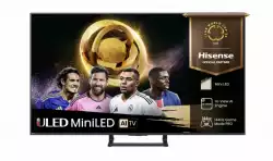 Телевизор Hisense 50" E8Q, 4K Ultra HD 3840x2160, ULED, Quantum Dot,144 Hz,HDR 10+, HLG, Dolby Vision, DTS Virtual X, Smart TV, WiFi, Light Sensor, BT, Anyview Cast, 4xHDMI, 2xUSB, LAN, CI+, DVB-T2/C/S2, Singale Stand, Black
