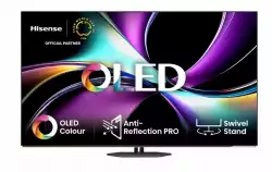 Телевизор Hisense 55" A85Q, 4K UHD OLED Smart TV, 120Hz, 1000 nits,HDMI 2.1, Game Mode Pro, AMD FreeSync Premium, Dolby Vision IQ & Atmos, Bluetooth, Alexa Built-in, Black                          