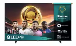 Телевизор Hisense 55&quot; E7Q, 4K Ultra HD 3840x2160, QLED, Quantum Dot, HDR 10+, HLG, Dolby Vision, DTS Virtual X, Smart TV, WiFi, Light Sensor, BT, Anyview Cast, 3xHDMI, 2xUSB, LAN, CI+, DVB-T2/C/S2, Black                          