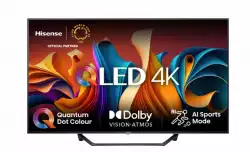 Телевизор Hisense 65" A7NQ, 4K Ultra HD 3840x2160, QLED, FALD, Quantum Dot, HDR 10+, HLG, Dolby Vision, Dolby Atmos, Smart TV, Light Sensor, WiFi Direct, BT, Anyview Cast, 3xHDMI, 2xUSB, LAN, CI+, DVB-T2/C/S2, Dark Grey Телевизор Hisense 65" A7NQ, 4K Ultra HD 3840x2160, QLED, FALD, Quantum Dot, HDR 10+, HLG, Dolby Vision, Dolby Atmos, Smart TV, Light Sensor, WiFi Direct, BT, Anyview Cast, 3xHDMI, 2xUSB, LAN, CI+, DVB-T2/C/S2, Dark Grey