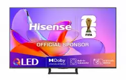Телевизор Hisense 75" A7Q, 4K Ultra HD 3840x2160, QLED, HDR 10+, HLG, Dolby Vision, Dolby Atmos, Smart TV, Light Sensor, WiFi Direct, BT, Anyview Cast, 3xHDMI, 2xUSB, LAN, CI+, DVB-T2/C/S2, Black Телевизор Hisense 75" A7Q, 4K Ultra HD 3840x2160, QLED, HDR 10+, HLG, Dolby Vision, Dolby Atmos, Smart TV, Light Sensor, WiFi Direct, BT, Anyview Cast, 3xHDMI, 2xUSB, LAN, CI+, DVB-T2/C/S2, Black