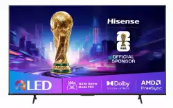 Телевизор Hisense 75&quot; E7Q Pro, 4K Ultra HD 3840x2160, QLED, Quantum Dot, 144Hz, HDR 10+ adaptive, HLG, Dolby Vision, Hi-Concerto,Dolby Vision Atmos, Smart TV, WiFi 5GHz, WiFi Direct,Light Sensor, BT, Anyview Cast, 4xHDMI, 2xUSB, LAN, CI+, DVB-T2/C/S2, Black                          