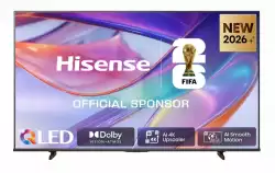 Телевизор Hisense 75" E7S, 4K Ultra HD 3840x2160, QLED, Quantum Dot, HDR 10+, HLG, Dolby Vision, DTS Virtual X, Smart TV, Light Sensor, WiFi Direct, BT, Anyview Cast, 3xHDMI, 2xUSB, LAN, CI+, DVB-T2/C/S2, Black