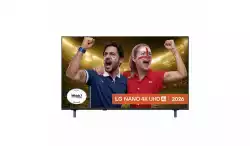 Телевизор LG 50NU8E0B3LA, 50" 4K HDR UHD, 3840x2160, DVB-T2/C/S2, AI Alpha 7, HDR 10, webOS 26, ThinQ AI, VRR, ALLM, HGiG, WiFi, Clear Voice, 4K Super Upscaling, Bluetooth 5.3, Hdmi e-ARC , CI, LAN, AirPlay2, AI Sound Pro, Google Cast, 2 Pole stand, Black                          