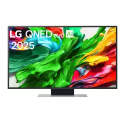 Телевизор LG 50QNED87A3D, 50" 4K QNED HDR Smart TV, 120Hz,  3840x2160, DVB-T2/C/S2, a7 AI Processor 4K, HDR 10, webOS 25 ThinQ,  FreeSync Compatible, VRR, Multi View, 4K Upscaling, WiFi 5, Voice Controll, Bluetooth 5.1, AirPlay 2, LAN, CI, HDMI, SPDIF, Crescent St                          